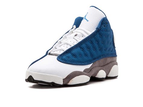 nike air jordan 13 retro weiß grau blau|jordan 13 retro blue.